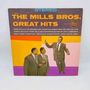 Vintage Vinyl The Mills Bros. Great Hits Album